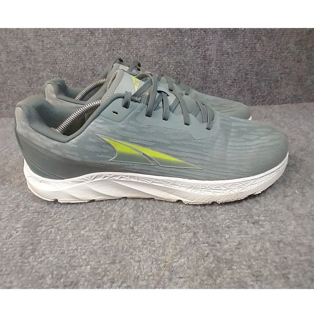 Altra Rivera Running Shoes Mens 12.5 Gray Green ALOA4VQL330 Low Top Sneakers